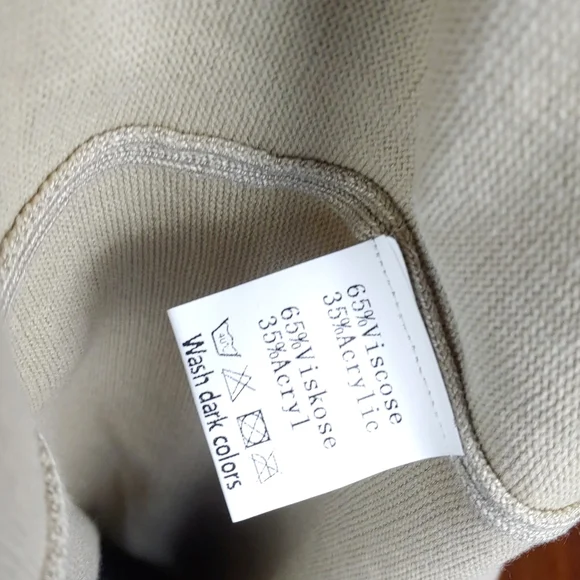 NWT Grace Karin Womens S Taupe Long Open Cardigan - Picture 9 of 9